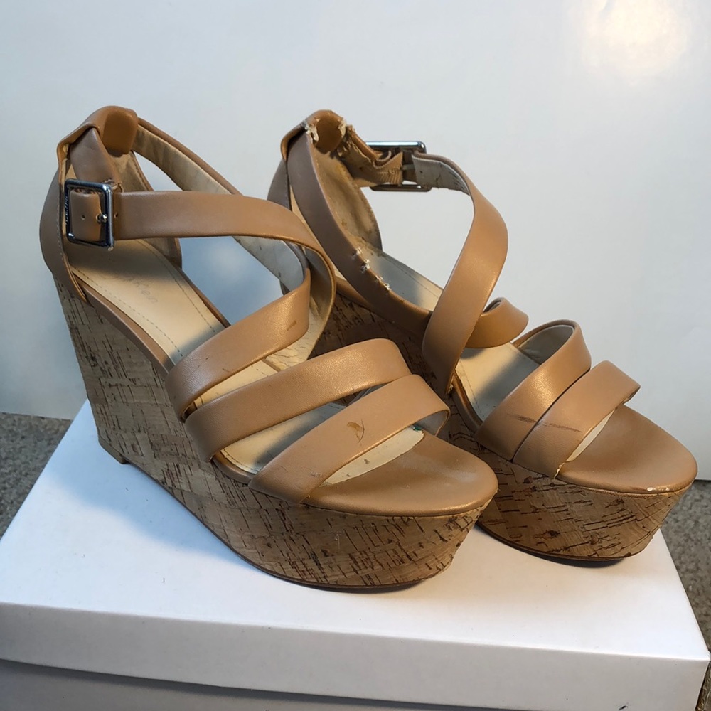 Calvin Klein platform sandals